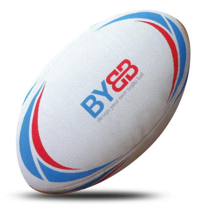 Rugbyball aus Gummi: Größe 5 - 410 Gramm - Topgiving